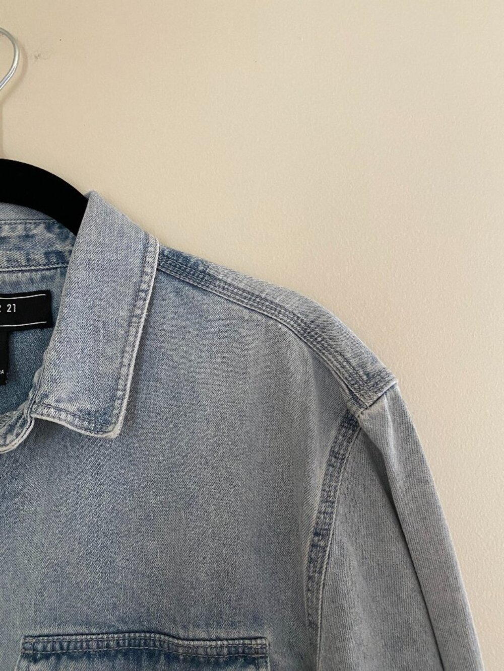 Men's Denim Button Up Shirt